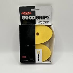 OXO Good Grips Soap Dispensing Dish Sponge Refill 2 Pack NEW